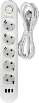 QUMO Power Bar Light SPFS P-0009 51552 (2 м, белый)
