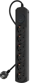 IPPON BK-6-EU-3-10-B (3м, 6 розеток, черный)