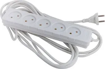 Electraline 62009 (5 м, белый)