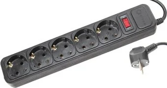 5bites 5 розеток, 1.5 м, черный (SP5-B-15)