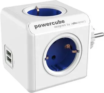 Allocacoc PowerCube 4 (белый/синий)