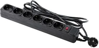 ExeGate LINE 6 розеток, черный, 1.8 м (SP-600B)