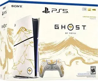 Sony PlayStation 5 Slim CFI-20XX Ghost of Yotei Gold Limited Edition Bundle (1 ревизия, с дисководом)
