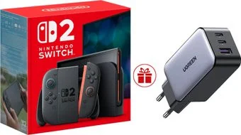 Nintendo Switch 2 + зарядное устройство Ugreen CD244 10335 по акции
