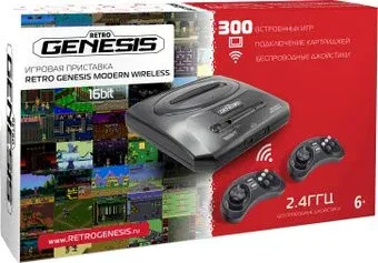 Retro Genesis Modern Wireless (2 геймпада, 300 игр)