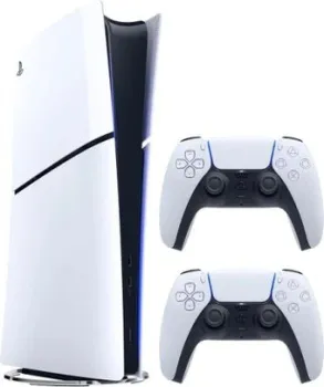 Sony PlayStation 5 Slim Digital Edition CFI-21XX (2 ревизия, без дисковода, 2 геймпада)