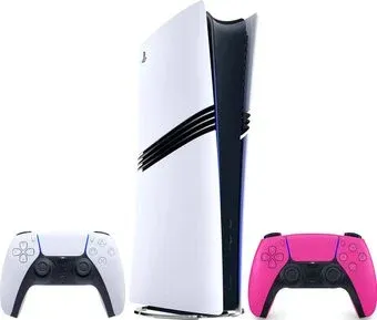 Sony PlayStation 5 Pro CFI-70XX (1 ревизия, 2 геймпада, белый/новая звезда)