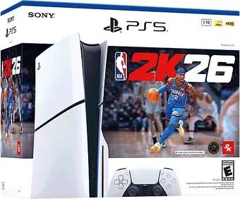 Sony PlayStation 5 Slim CFI-20XX NBA 2K26 Bundle (1 ревизия, с дисководом)