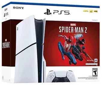 Sony PlayStation 5 Slim CFI-20XX (1 ревизия, с дисководом) + Marvel’s Spider-Man 2 (цифровой ключ)