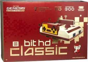 Retro Genesis 8 Bit HD Classic (2 геймпада, 300 игр)
