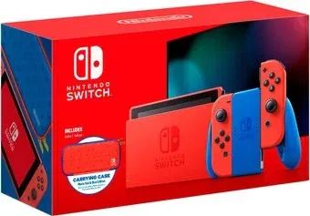 Nintendo Switch 2019 Mario Red &amp; Blue Edition
