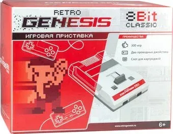 Retro Genesis 8 Bit Classic (2 геймпада, 300 игр)