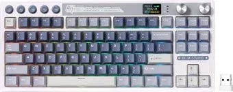 Royal Kludge M87 RGB Ocean Blue (RK Cream)