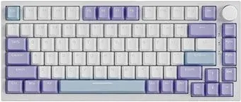 Ajazz AK820 (белый/фиолетовый, Ajazz Sea Salt)
