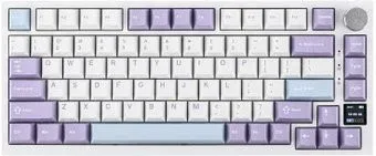 Ajazz AK820 Pro (белый/фиолетовый, Ajazz Gift)