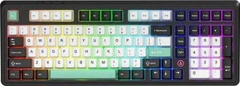 Ajazz AK980 V2 (черный/белый/бирюзовый, Ajazz Flying Fish)