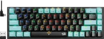 Redragon Castor Pro (черный/голубой)