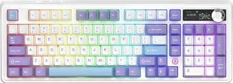 Ajazz AK980 V2 (фиолетовый/белый/синий, Ajazz Gift)
