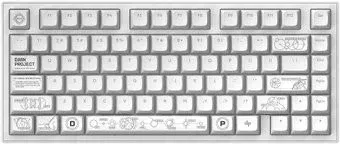Dark Project ALU81A Terra Nova White (g3ms Moonstone)
