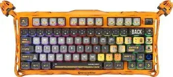 Gravastar Mercury K1 Pro Special Edition Battle-Worn Yellow (GravaStar x Kailh Speedy Mint)