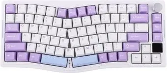Ajazz AKS075 (белый/фиолетовый, Ajazz Flying Fish)