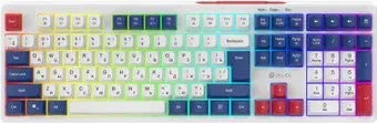 Оклик 725G (белый/красный)
