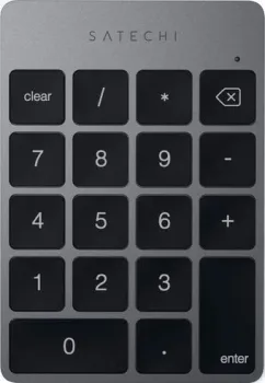 Satechi Aluminum Slim Rechargeable Bluetooth Keypad (серый космос)