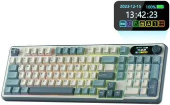 Royal Kludge RK-S98 RGB Sky Blue (RK Pale Green)