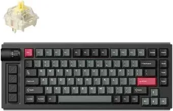 Keychron Lemokey L1 QMK/VIA Carbon Black L1-M4 (Gateron Jupiter Banana, нет кириллицы)