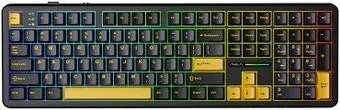 AULA F108 (черный/желтый, Aula Caramel Latte, без кириллицы)