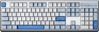 Durgod K610w Echo (Gateron CAP V2 Crystal Silver)