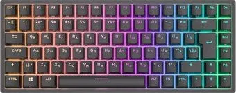 Royal Kludge RK84 ISO RGB (черный, RK Red)