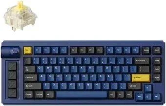 Keychron Lemokey L1 QMK/VIA Navy Blue L1-O4 (Gateron Jupiter Banana, нет кириллицы)