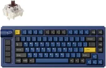 Keychron Lemokey L1 QMK/VIA Navy Blue L1-O3 (Gateron Jupiter Brown, нет кириллицы)