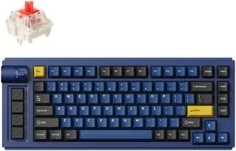 Keychron Lemokey L1 QMK/VIA Navy Blue L1-O1 (Gateron Jupiter Red, нет кириллицы)