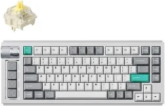 Keychron Lemokey L1 QMK/VIA Space Silver L1-X4 (Gateron Jupiter Banana, нет кириллицы)