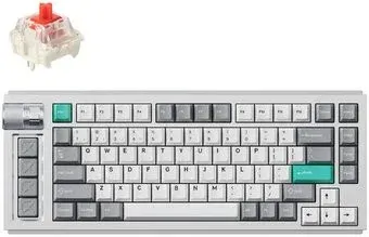 Keychron Lemokey L1 QMK/VIA Space Silver L1-X1 (Gateron Jupiter Red, нет кириллицы)