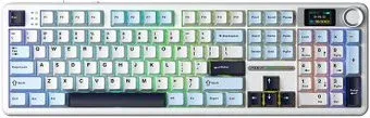 AULA F108 Pro (белый/голубой/черный, Aula Listening Rain, без кириллицы)