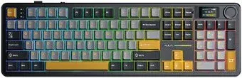 AULA F108 Pro (черный/желтый/серый, Aula Listening Rain, без кириллицы)