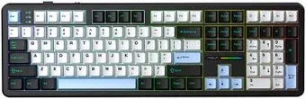 AULA F108 (черный/белый/голубой, Aula Wind Spirit, без кириллицы)