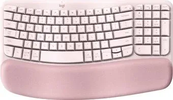 Logitech Wave Keys 920-012281 (розовый, нет кириллицы)