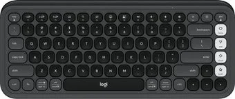 Logitech Pop Icon Keys 920-013051 (графитовый/белый, нет кириллицы)