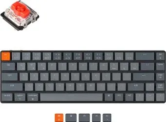 Keychron K7 White LED K7-G1 (Gateron Low Profile Red, нет кириллицы)
