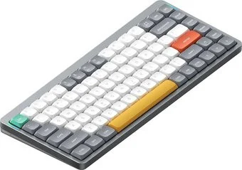 NuPhy Air75 V2 Lunar Gray (NuPhy Low Profile Moss)