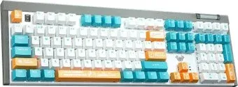 AULA F3050 (с темно-бирюзовыми кнопками, Blue Switch)