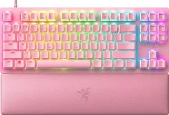 Razer Huntsman V2 TKL (розовый, Razer Opto-Mechanical Red, нет кириллицы)