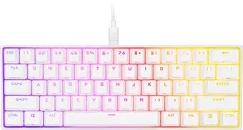 Corsair K65 RGB Mini 60% (белый, Cherry MX Speed, нет кириллицы)