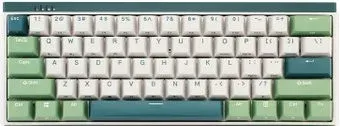 Durgod K330W Mint (Gateron CAP V2 Crystal Silent Red, нет кириллицы)