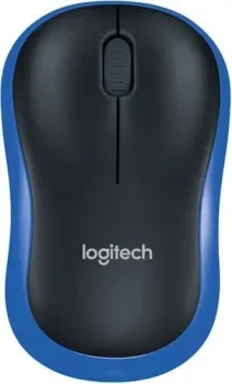 Logitech M185 (черный/синий)
