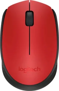 Logitech M171 (красный/черный)